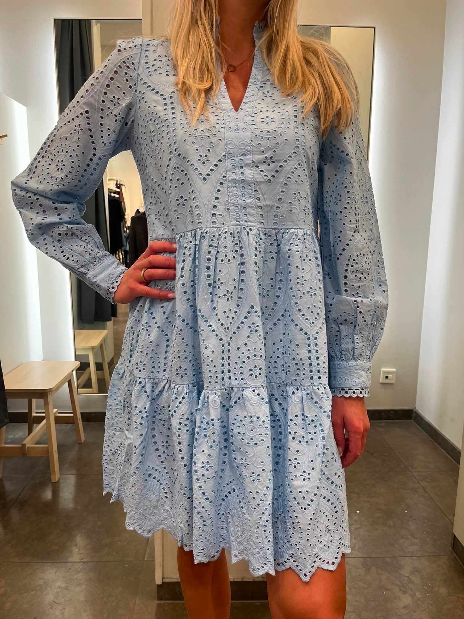 YASHOLI Short Dress - Clear Sky - VERO MODA & VILA Bergvik